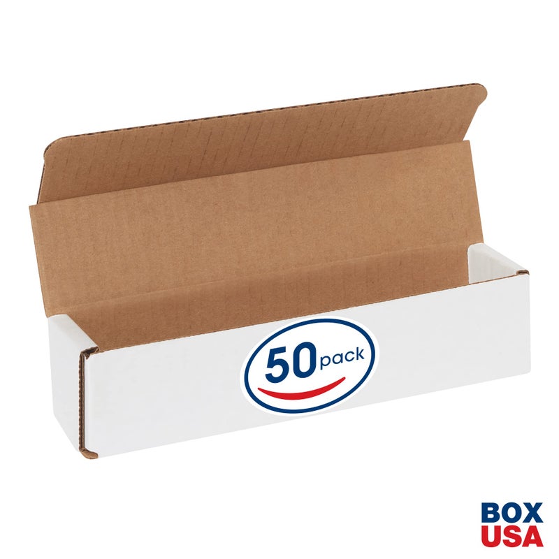 BOX USA BM922 9 بوصة طول × 2 بوصة عرض × 2 بوصة ارتفاع، أبيض (عبوة من 50 قطعة) - Image 2